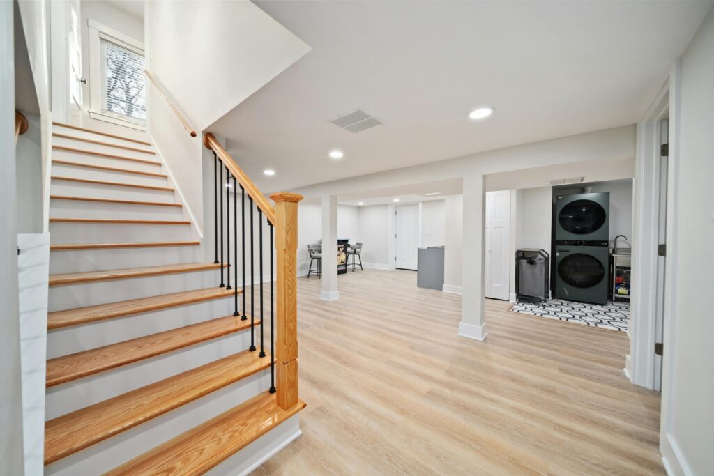 Empty basement apartment