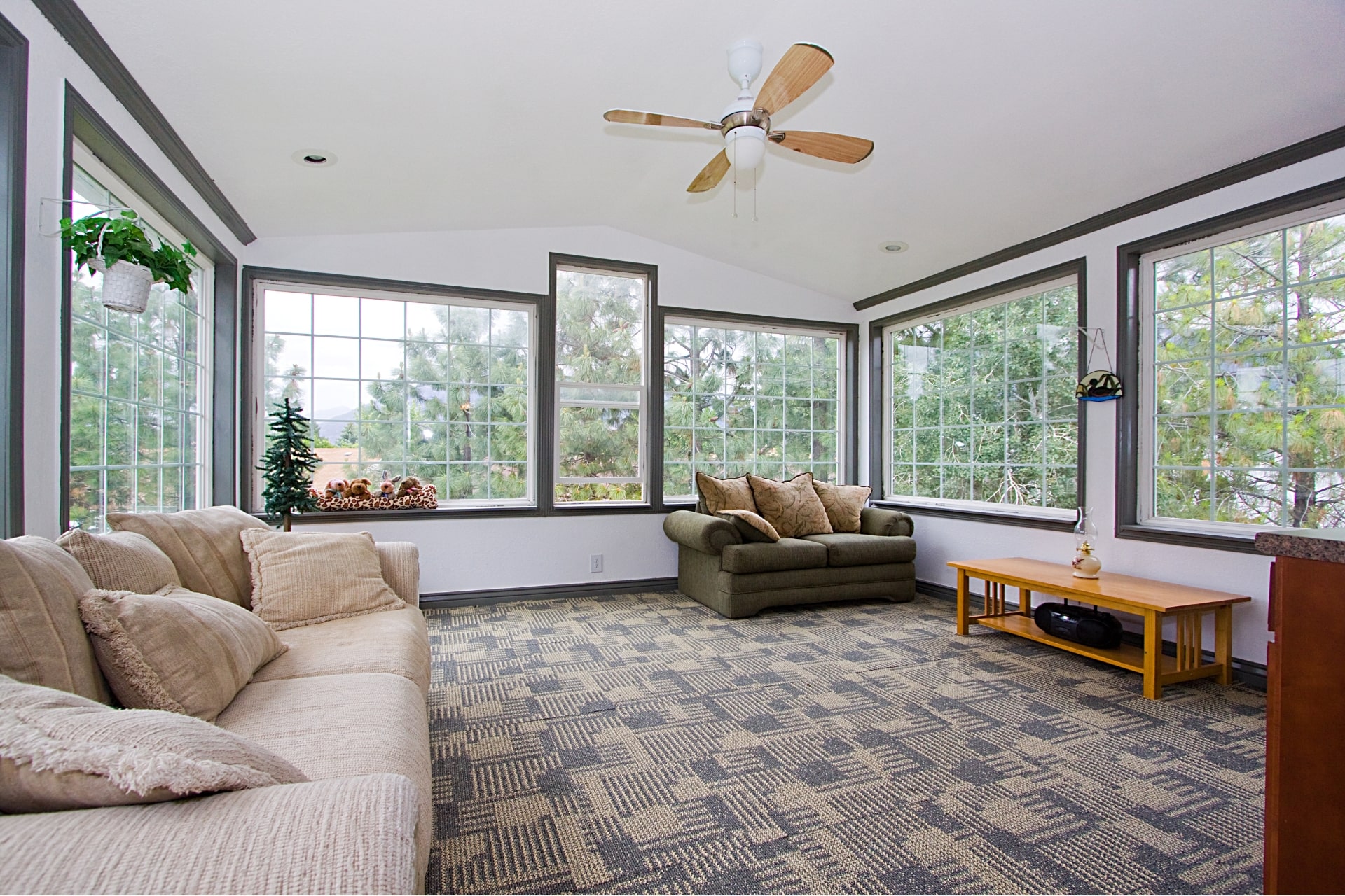 Sun room that was built as an addition